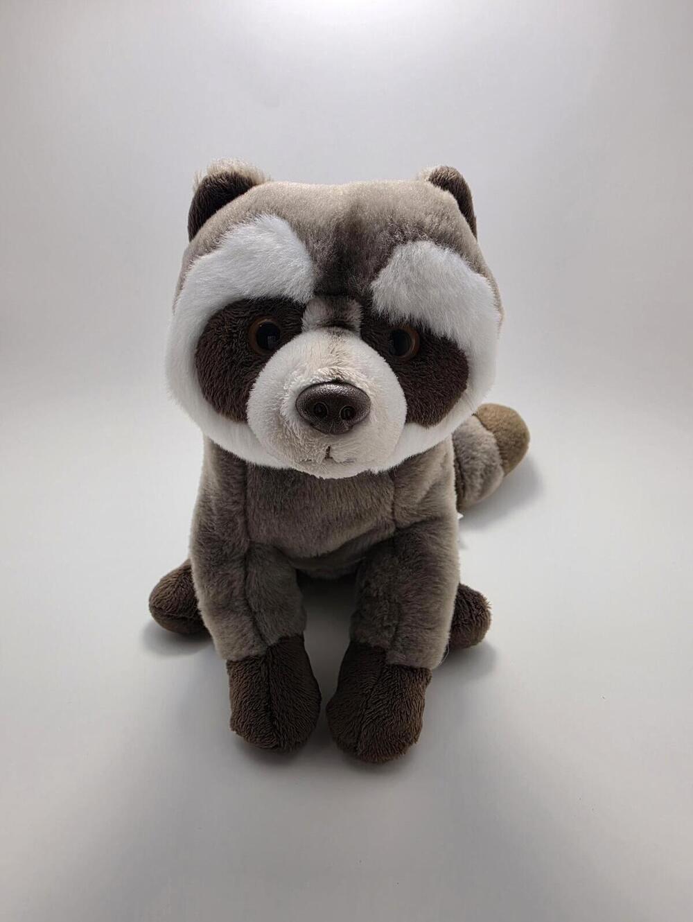 National Geographic Racoon Soft Plush, Vintage Rare! (11 inch)
